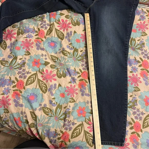 d. jeans Women's Deep Indigo stretch Skinny jeans plus 16 - Picture 9 of 9